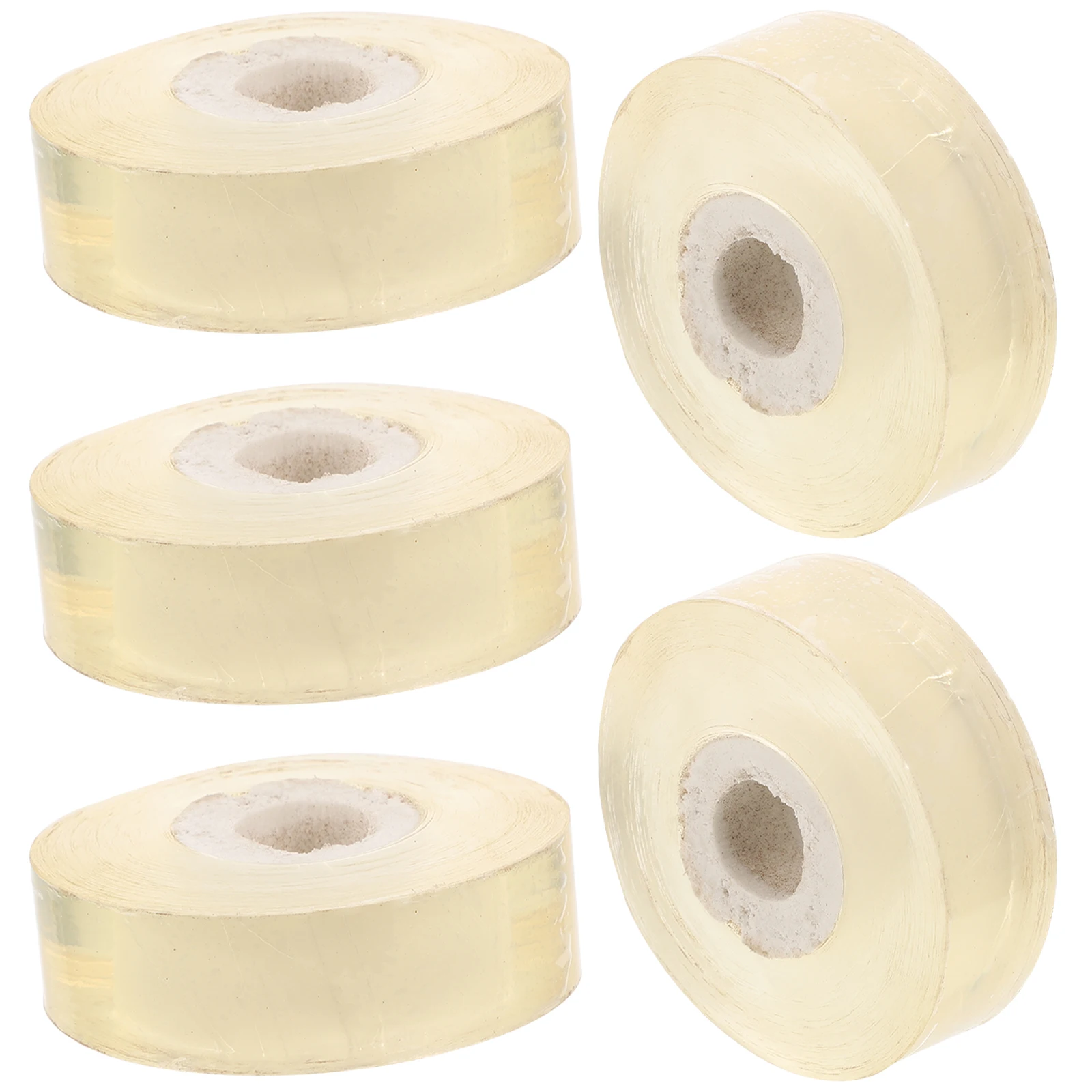 

5 Rolls PVC Grafting Tape Stretchable Self-Adhesive Plant Wrapping Film for Budding Grafting Fruit Trees Plant Repair Gardening