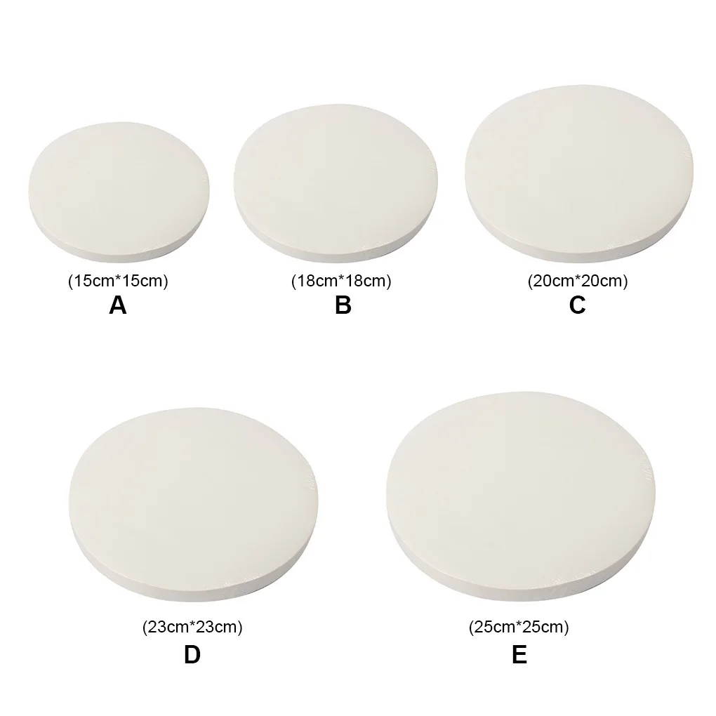원형 양피지 종이 논스틱 베이킹 종이 시트, 기름기 방지 케이크 주석 라이너, 100 개