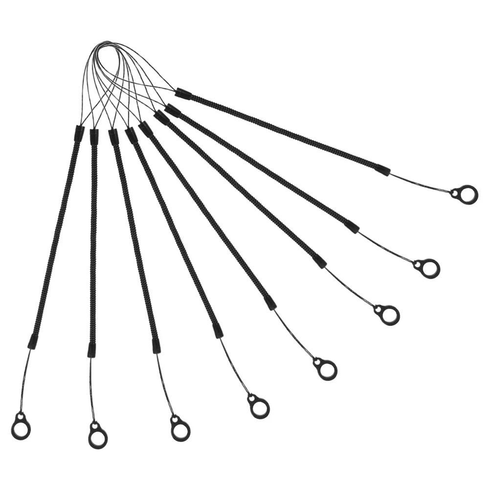 

8Pcs Phone Lanyard Stretch Lanyard for Pens Retractable Tether Anti Lost Design Ideal for Touch Pens Clipboard Accessories