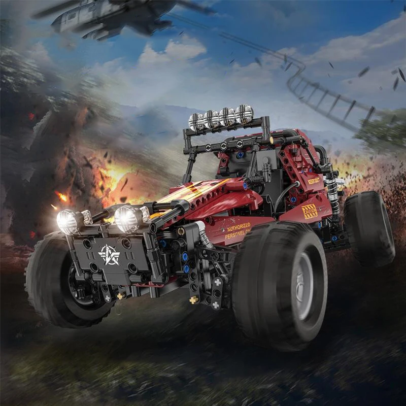 

Конструктор Technik: Гоночный автомобиль для бездорожья, модель го-карта Knives Out, 788 деталей, подарок для взрослых