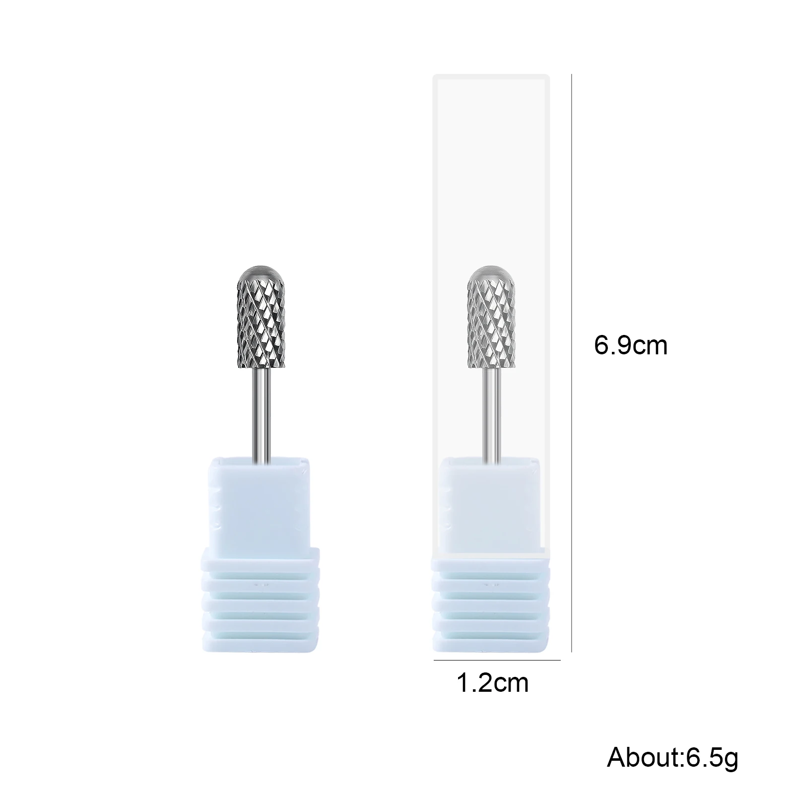 1 Uds. Brocas profesionales de acero de tungsteno de alta calidad para uñas, rectificadora eléctrica, accesorio, cortador de pulido, herramienta de manicura