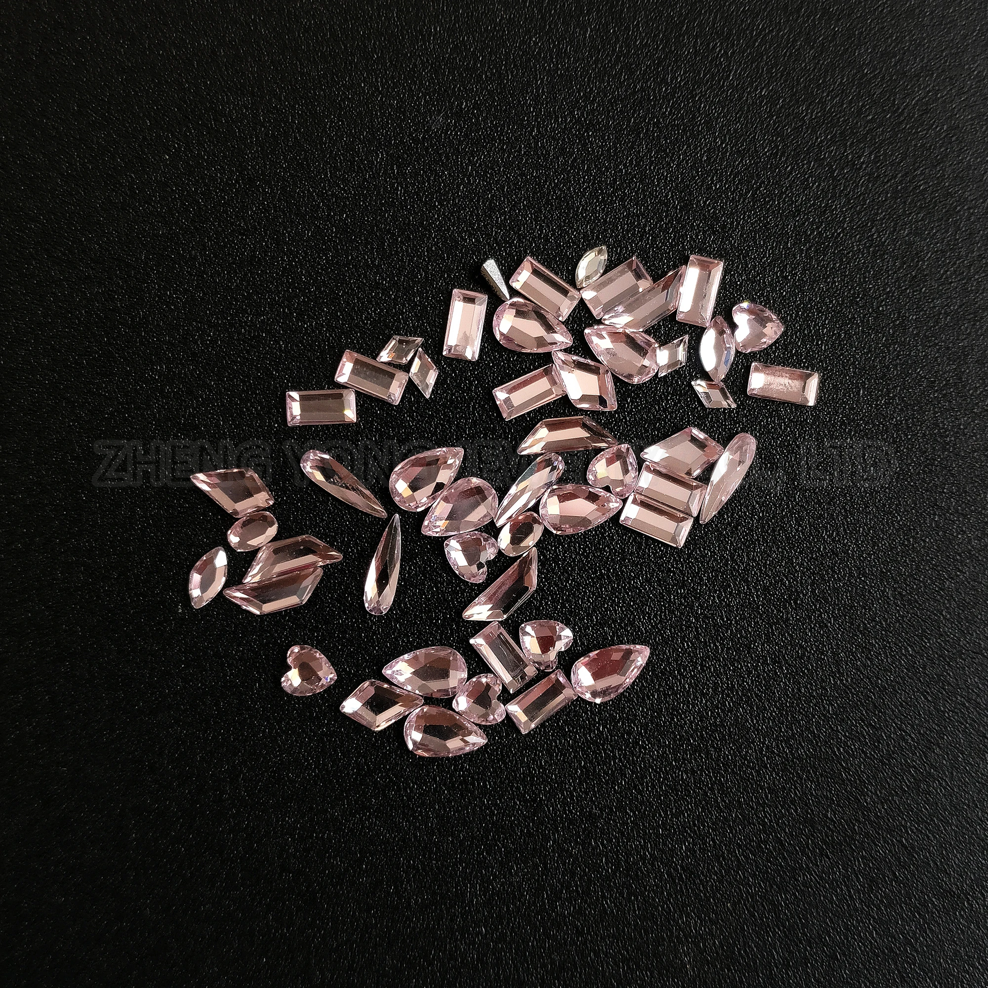 1 Bag Crystal Tooth Gems Mix Shapes for Men Women Rhinestone Flat Back Dental Jewelry Gems