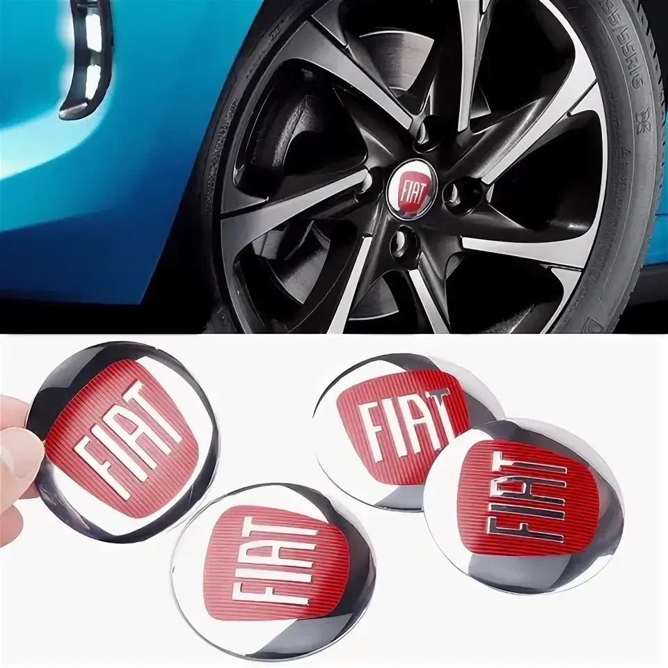 4Pcs 56/60mm Hub Caps Car Wheel Center badge Caps car accessories For Fiat 500 Punto 124 125 500 Bravo Stilo Abarth Tipo Viaggio