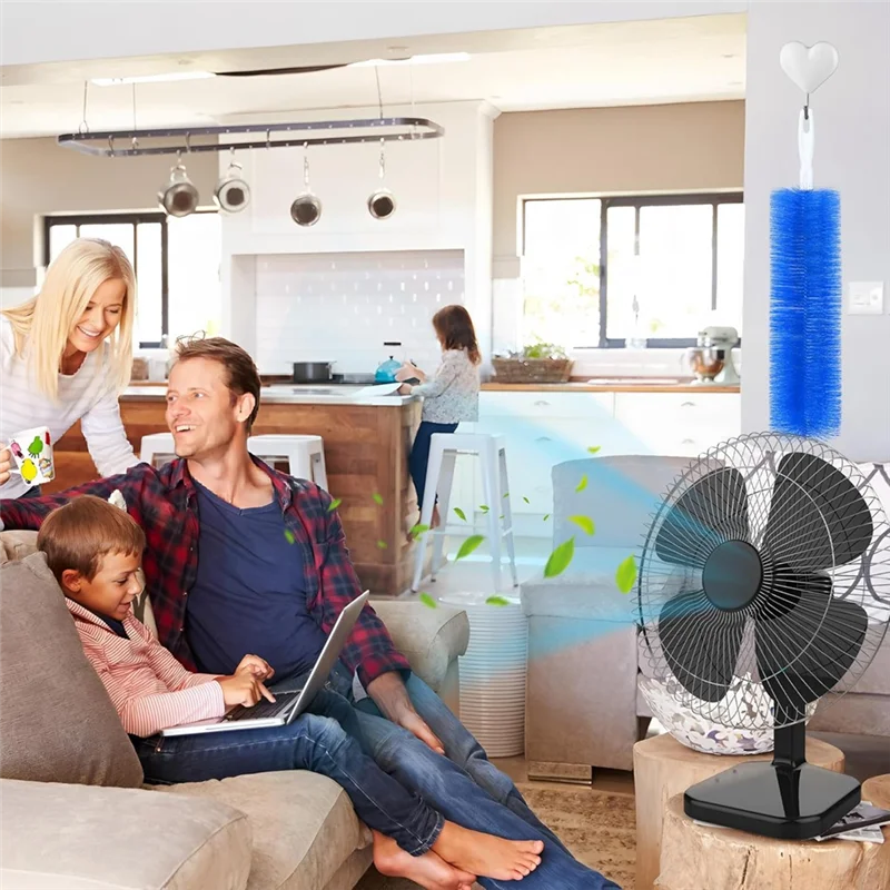 

ABVJ-3 шт., тряпка-паутина, гибкая тряпка для вентилятора, пластиковый очиститель пыли, щетка для потолка из микрофибры, многоразовая щетка для удаления грязи для вентилятора