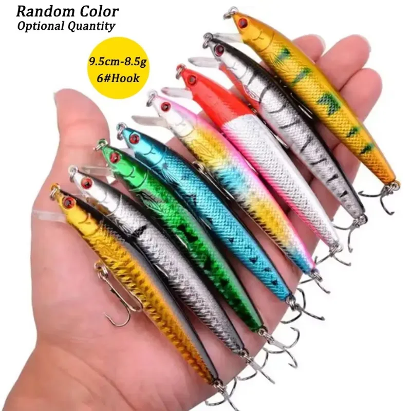 Fishing Lures Set Crankbait Tackle Hard Bait Kit Artificial Minnow Popper Pencil Swing Swimbait Wobblers Bionic Crank Pesca Suit 5