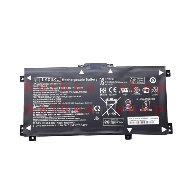 

Оригинальный OEM-аккумулятор LK03XL для HP ENVY X360 15-BP 15M-BQ 17-AE 17-CE HSTNN-LB7U