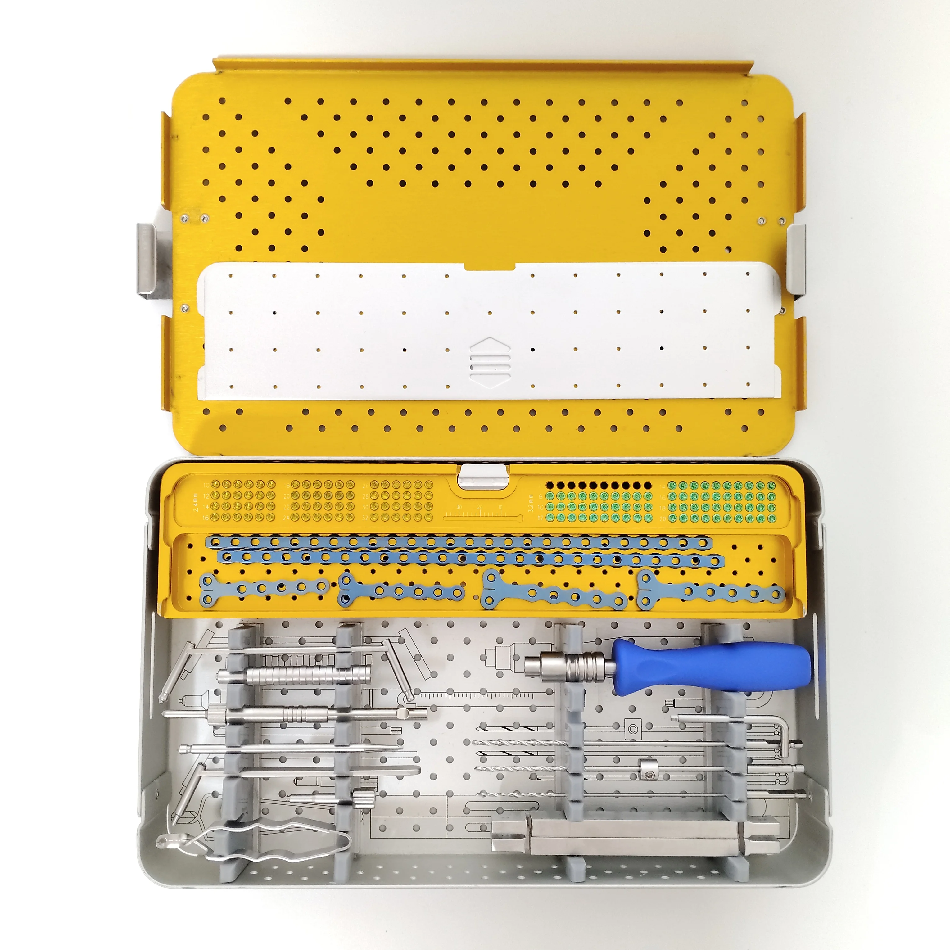 

Reusable Veterinary Instrument Set Orthopedic Surgical Equipment with Syringes and Forceps for Dog Pet Care