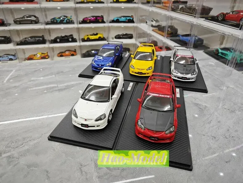 IG 1/18 para DC5 Honda INTEGRA tipo coche en miniatura de resina juguetes fundidos a presión niños regalos de cumpleaños Hobby colección de exhibición adornos regalos