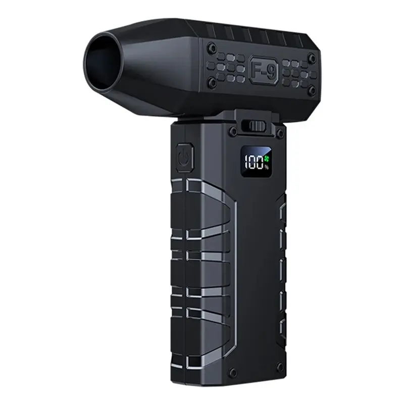 【Ship Within Jet Blower Forindoor Turbo Handheld Blower 80000RPM Turbo 100 Gears Brushless Motor