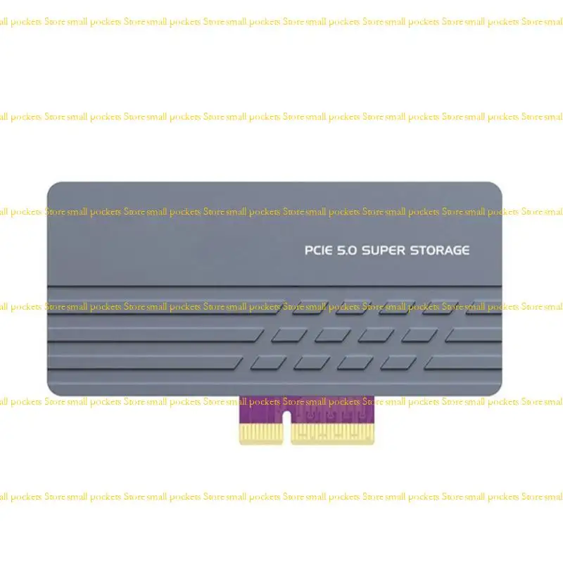 

R1WD PCIe5.0 M.2 SSDs Adapter PCIe5.0 to M.2 NVMe SSDs Expansion Card for Seamlessly Integration Optimals Data Transfer Rates