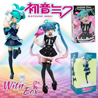 20CM Anime Hatsune Miku X Cinnamoroll Figure Anime Peripheral Collectible Models Decorative Decorations Children Kawaii Gift