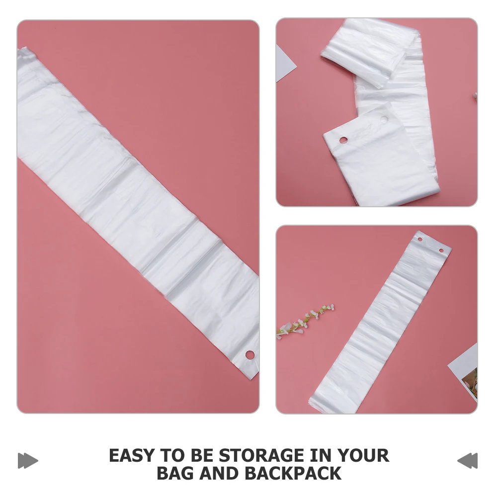 

300pcs Umbrella Cover Waterproof Disposable PP Foldable Long Handle Protective Case Storage Travel Parasol Supplies