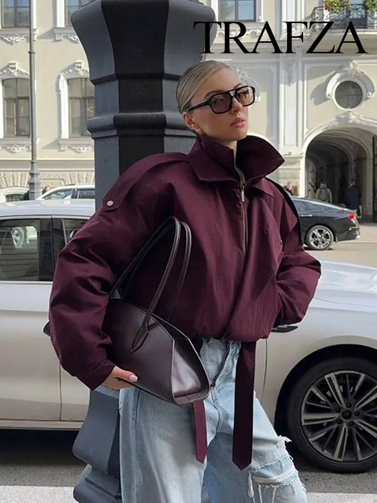 

HH женские осенние уличные стильные куртки модные однотонные отложные воротники с бантом на шнуровке на молнии женская модная куртка с длинными рукавами