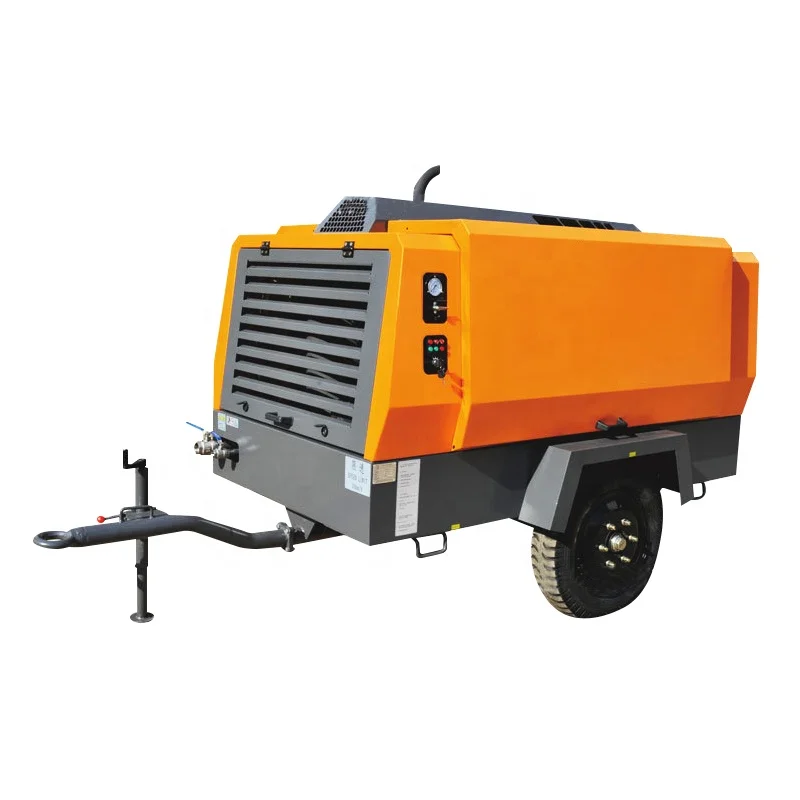 Customized Air Compressor Factory Small Portable Air Compressor 186cfm Mining Screw Air Compressor for Sale CE Certified