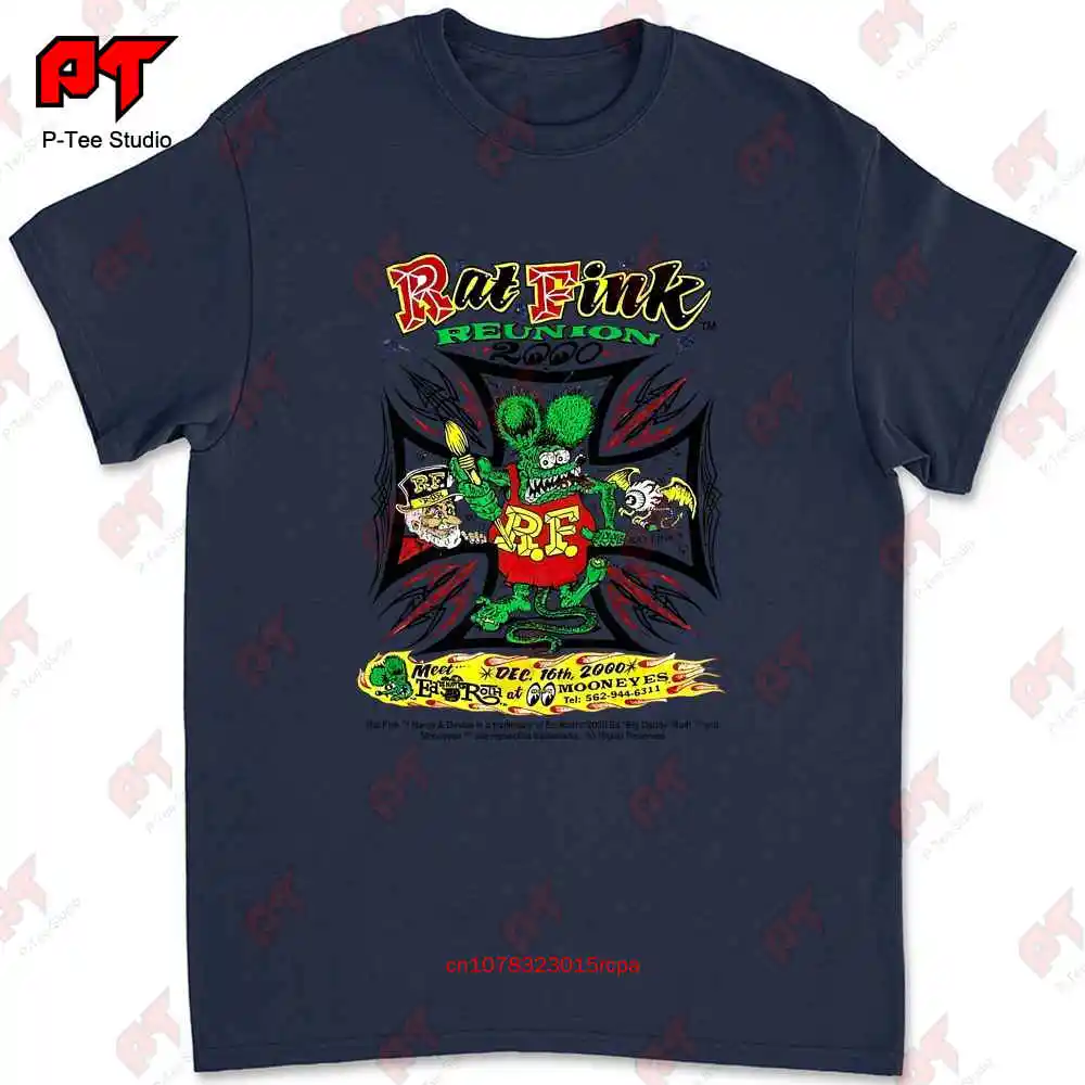 Rat Fink Reunion 2000 Autographed By Ed Roth T-shirt WNKA