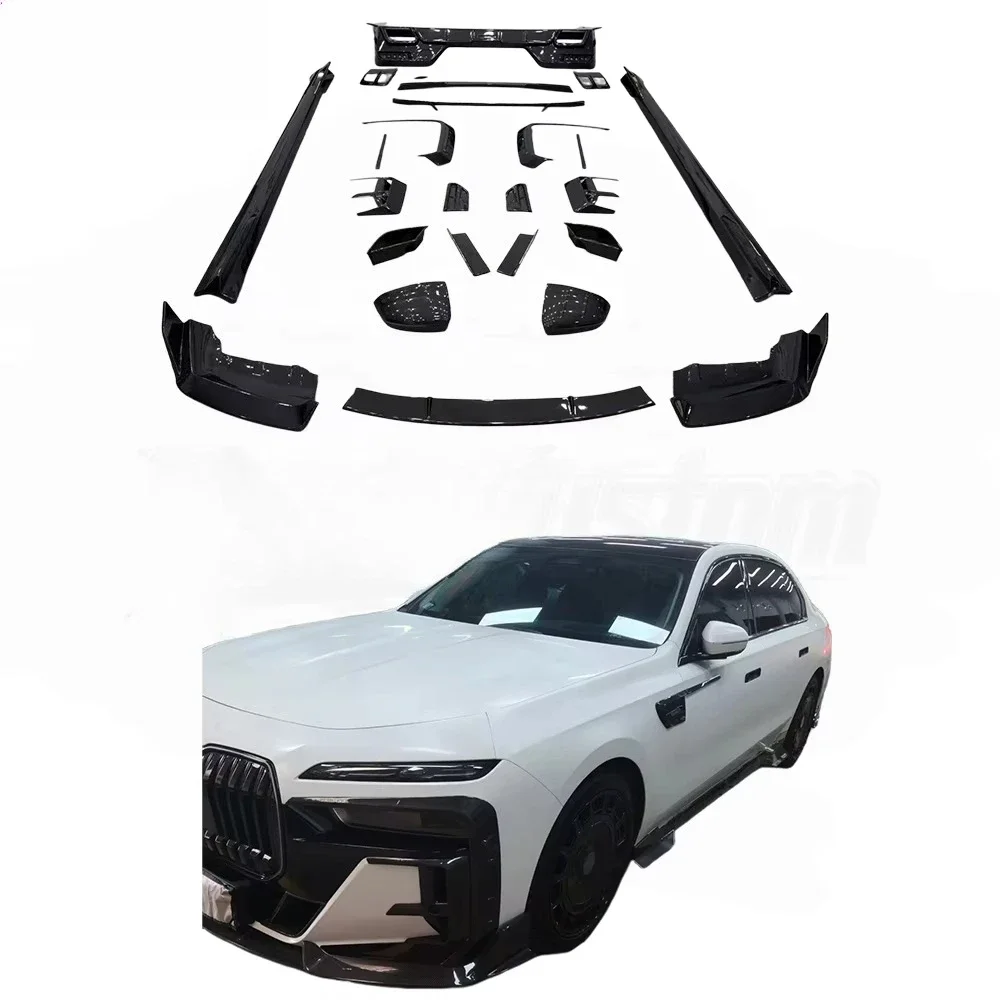 MSY Style Carbon Fiber Body Kit for 7 Series G70 I7 Front Lip Side Skirts Rear Wing Rear Diffuser Luxury Exterior Upgrade