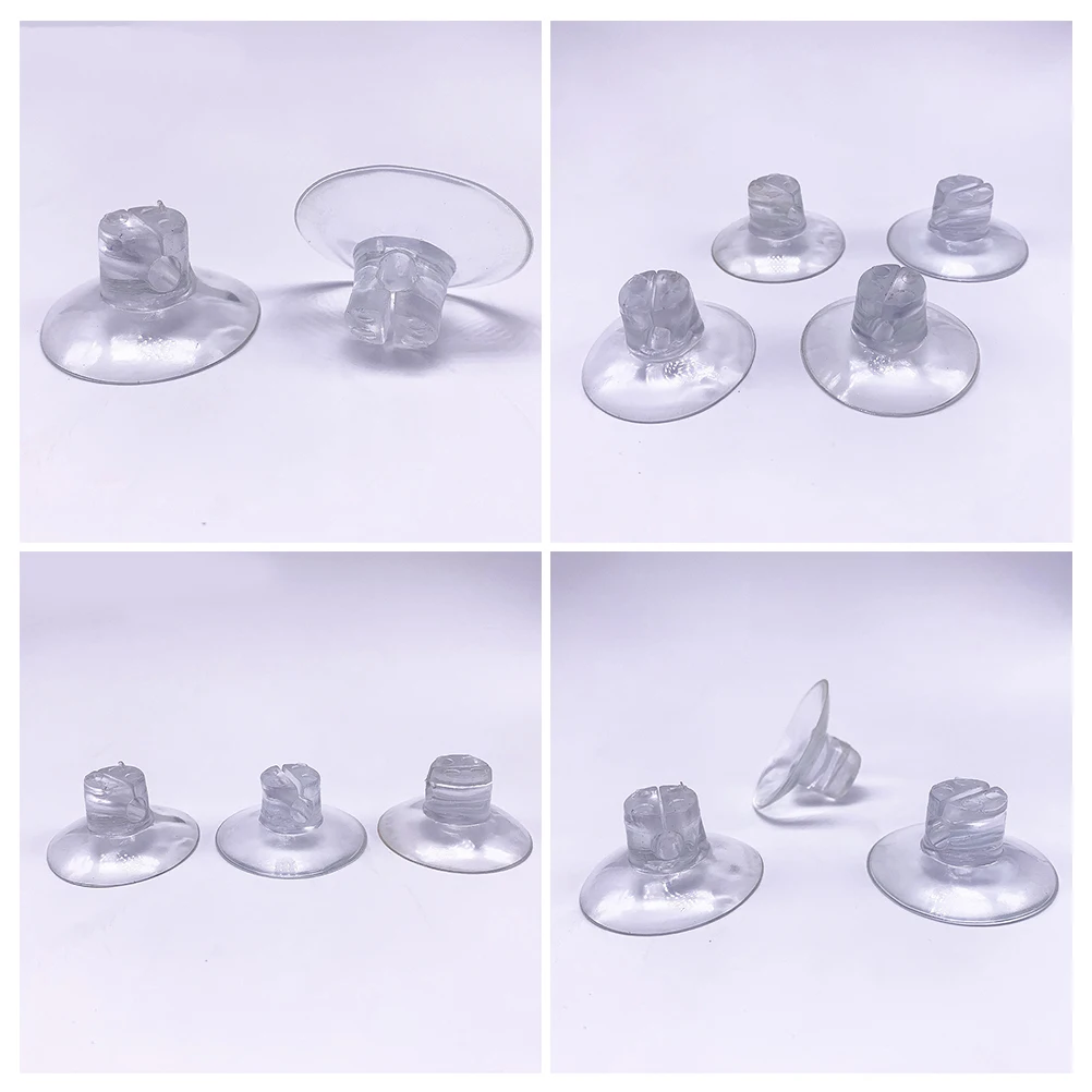 

4pcs 4cm Bathroom Shower Connectors Strong Suction Cup Hanger Waterproof Wall-mounted Hooks Thicken Hangers for Kitchen