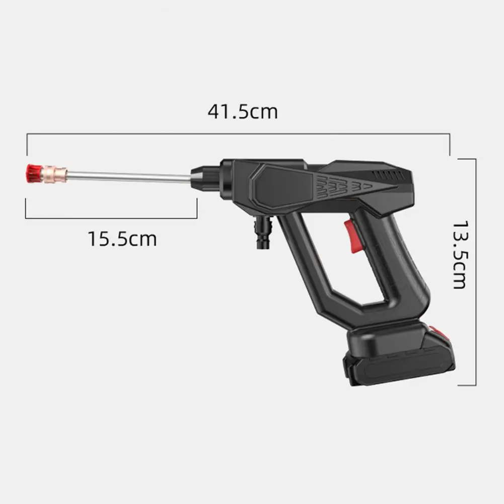 Car Wash Gun Cordless Pressure Washer Electric Car Washing Machine Rechargeable 300W High Power Cleaner Handheld Pressure Washer