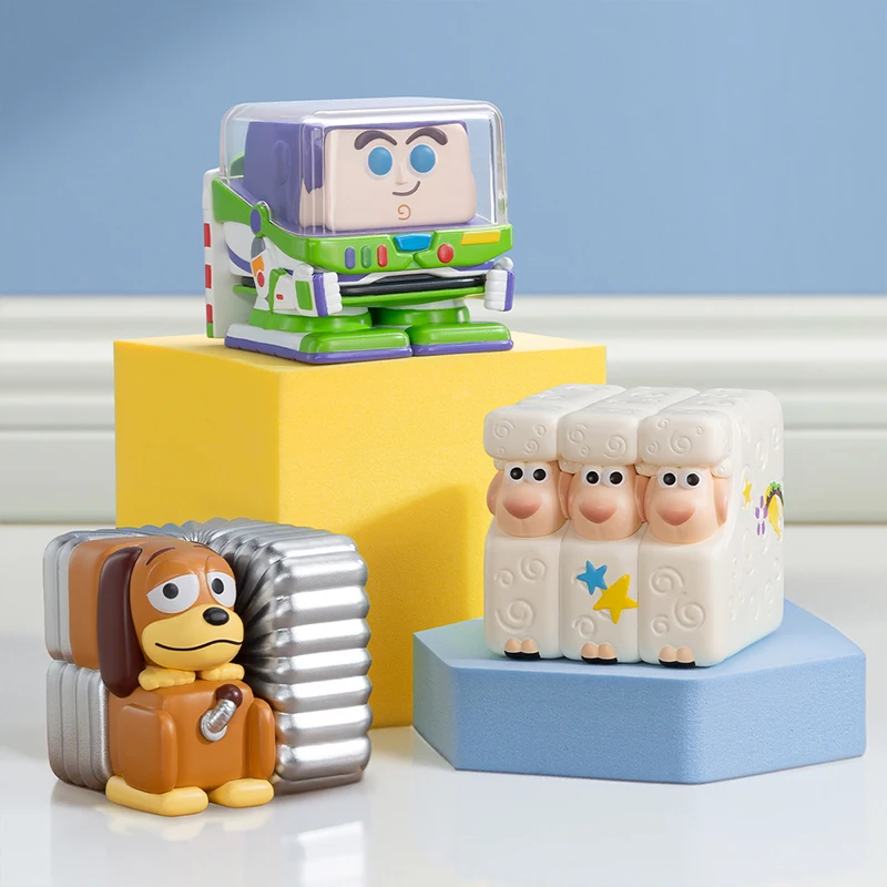 POP MART Disney/Pixar POP CUBE - 1 серия фигурок загадочная коробка 1 шт./9 шт. популярный фотоальбом игрушка экшн-фигурка
