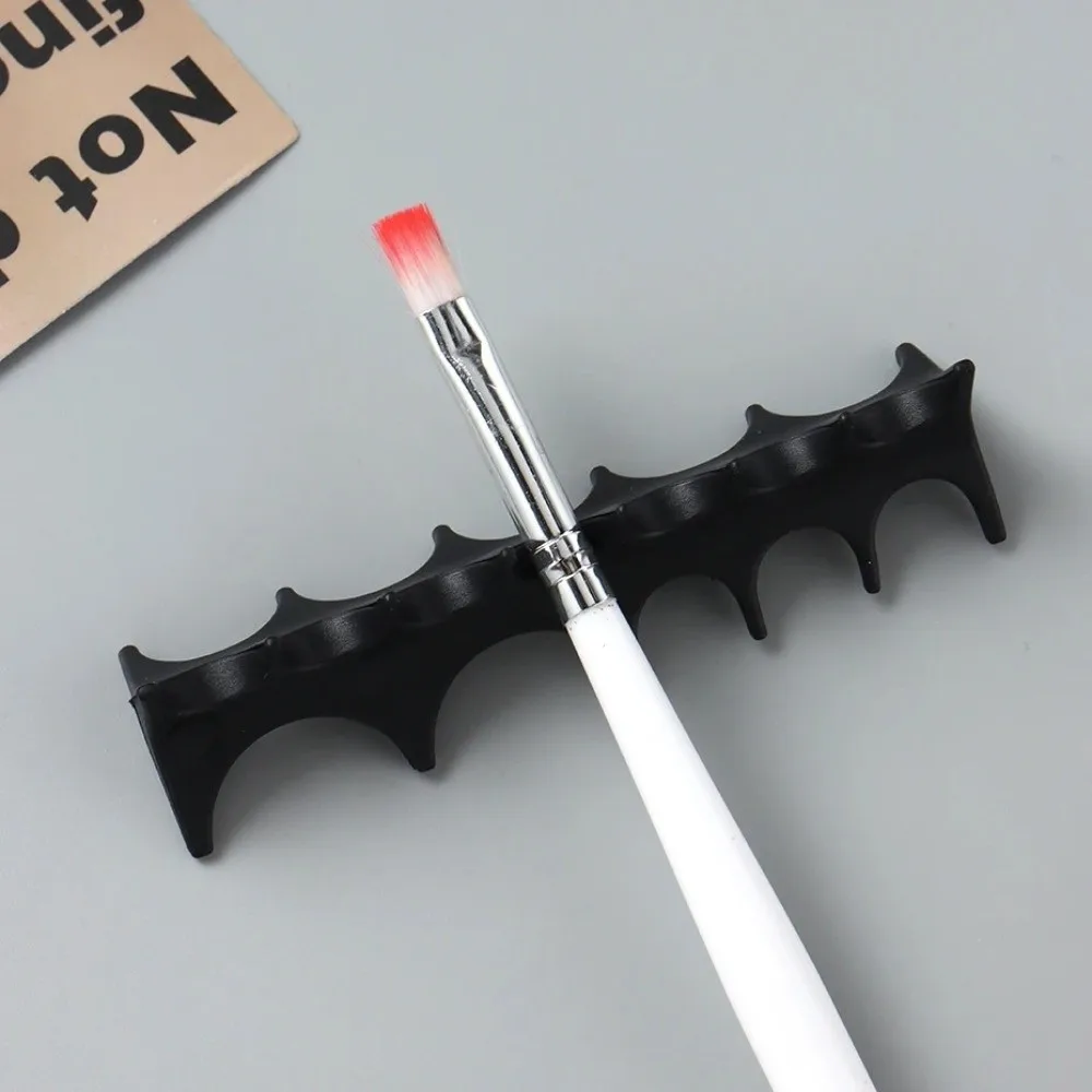 New Silicone Showing Shelf UV Gel Brush Display Makeup Organizer Makeup Painting Pen Rest Nail Pen Holder