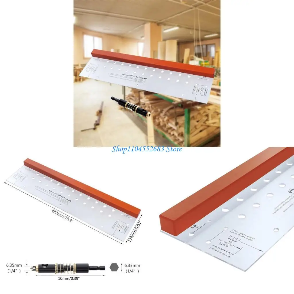 

Y6GD Woodworking Tools Cabinet Door Installation Bubble Level Ruler Hardware Jig Tool