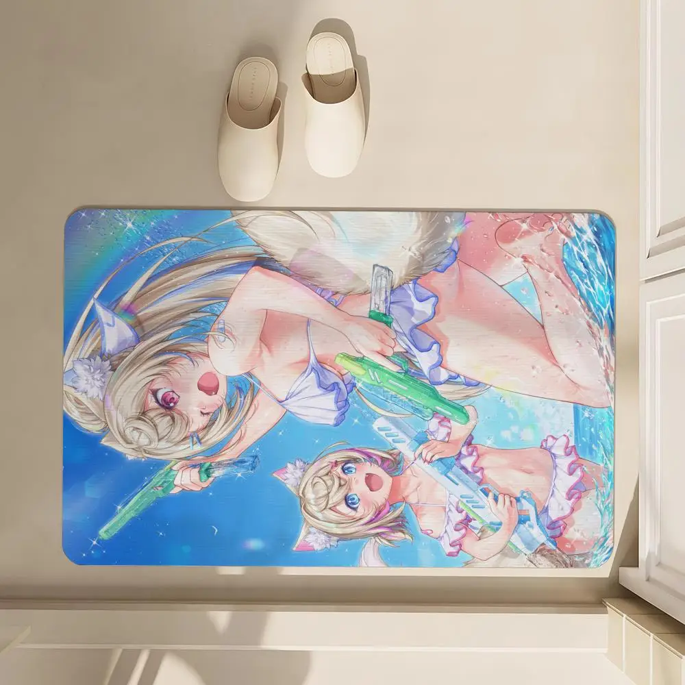 

Fuwawa Abyssgard Floor Mat Soft Diatom Bathroom Absorbent Floor Mat, Toilet Of The Bathroom, Household Floor Mat, Door Mat Carpe