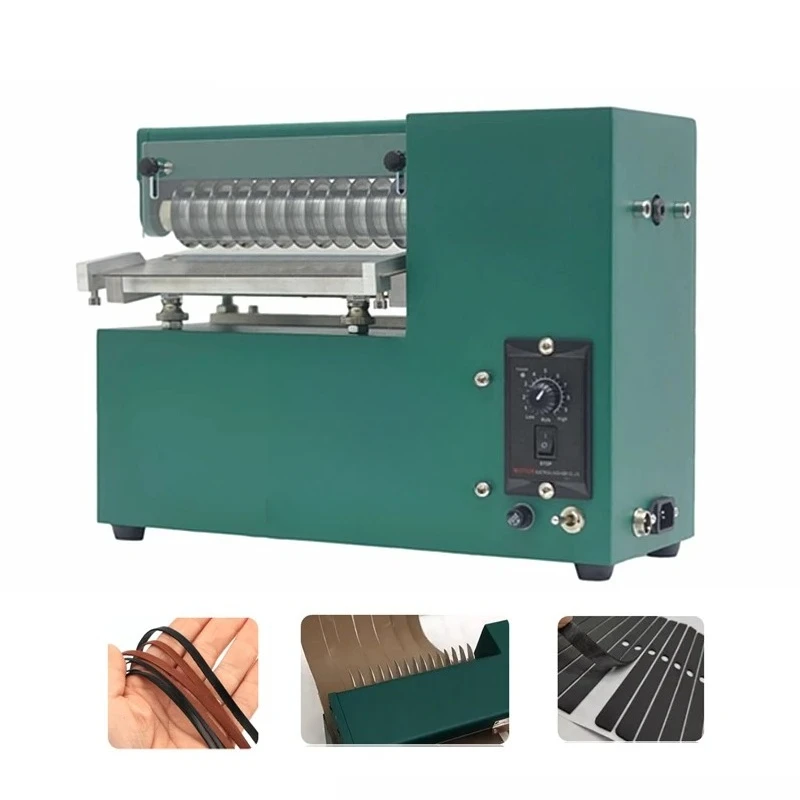 Leather Slitting Machine 2‑200mm Belt Cutter for Precision Cutting Folding Laminating Leather Craft Slicing Equipment