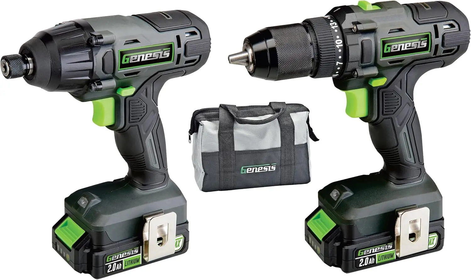 

G20MAX 20V Drill/Impact Driver Combo Kit with Two 2.0Ah Batteries, Charger, Storage Bag, and 2-Year Warranty