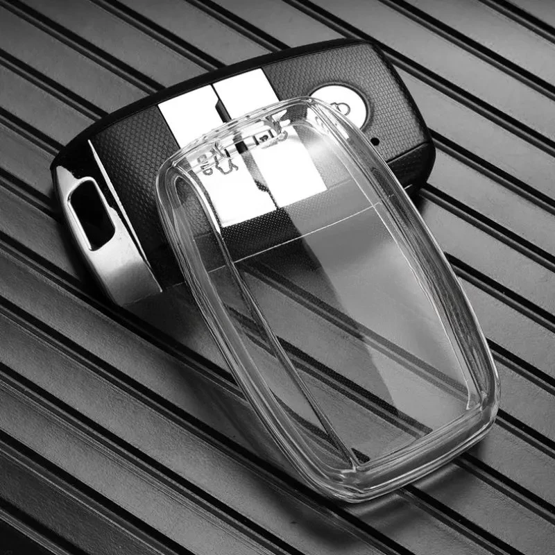 حافظة مفتاح ذكية عن بعد للسيارة من البولي يوريثان الشفاف لهاتف كيا ريو ريو 5 سبورتاج Ceed سيراتو K3 KX3 K4 K5 سورينتو أوبتيما بيكانتو