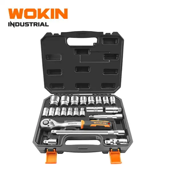 155222 Industrial Heavy Duty 22pcs 1/2in Wrench Drive Socket Set