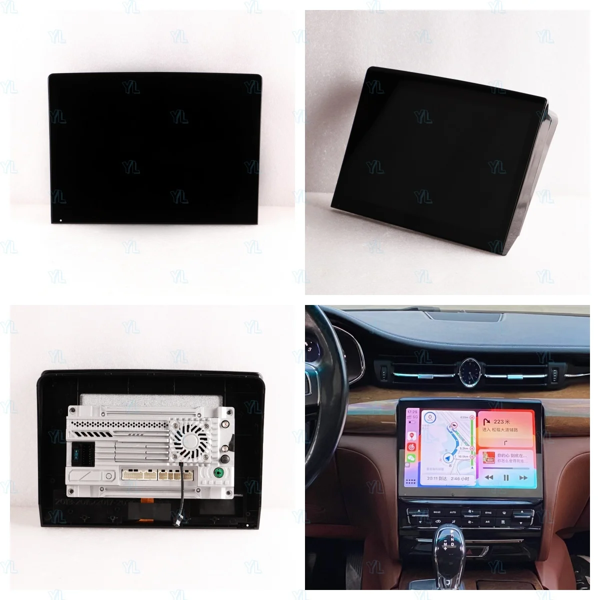 Carplay Touch Screen Car Radio For Maserati Quattroporte 2013-2017 Android 14 GPS Automotive Multimedia Radio Receiver Head Unit
