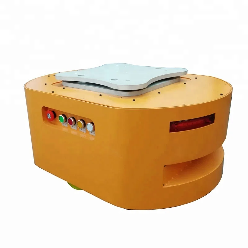 Lifting AGV Robot Automated Guide Vehicle Trolley Traction for Warehouse Logistics and Industrial Material Transfer Pro
