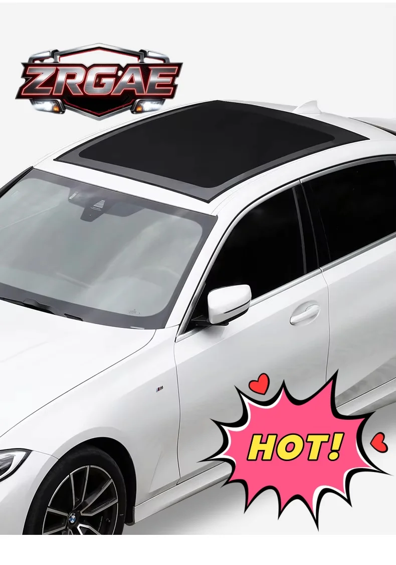 Car Panoramic Roof Magnetic Mosquito Screen Universal SUV Sunroof Vent Anti Insect Sun Protection Mesh Net