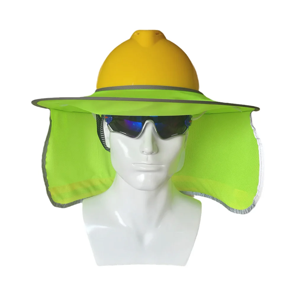 Sunscreen Helmet Brim is Suitable for Reflective Safety Sunscreen Helmet for Construction Sites Outdoor Installation