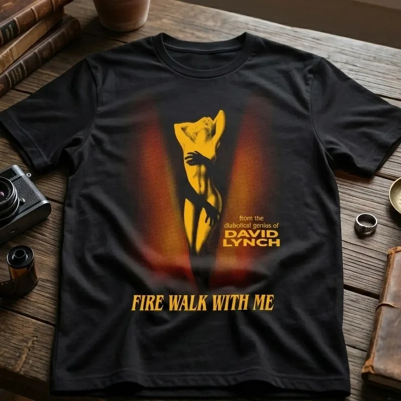 Twin Peaks Fire Walk With Me David Lynch Bootleg T-Shirt Summer Unisex Loose and Breathable Cotton T-shirt Top