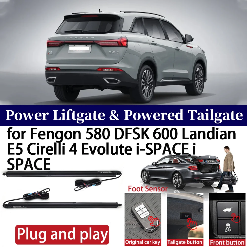

for Fengon 580 DFSK 600 Landian E5 Cirelli 4 Evolute i-SPACE i SPACE Car Power Liftgate Automatic Vehicle Powered Tailgate Strut