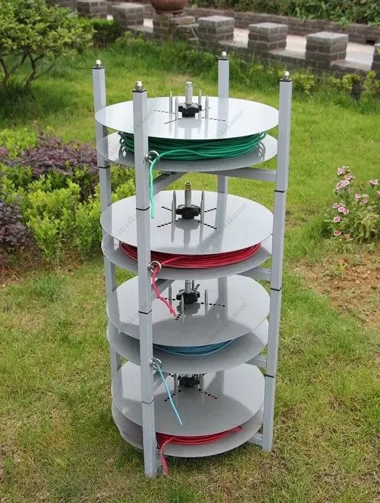 Portable Detachable Optical Fiber Cable Unwinding Tray Outdoor Construction Cable Pay-off Tool