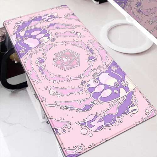 Imagen 2 del producto Alfombrilla de ratón con forma de pata de gato de Anime XXL, alfombrilla de escritorio para ordenador de oficina de gran tamaño, alfombrilla antideslizante para teclado y ratón, alfombrilla para mesa de ordenador portátil, decoración del hogar, 300x800mm