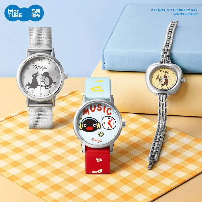 2026 New Martube Cute Pingu Watch Blind Box Fashion Collection Cartoon Toys Women'S Birthday Valentine'S Day Gifts Doll Toys view 5