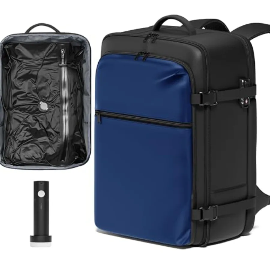 

Вакуумный рюкзак SUOCO для путешествий с портативным электрическим насосом, 45 л, ручная кладь, с системой вакуумной компрессии