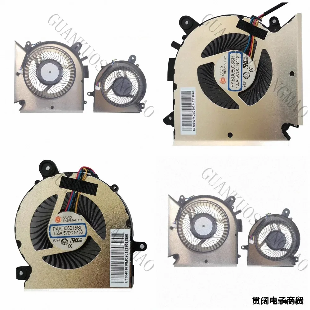 HJY...is suitable for MSI GF63 fan MS-16R1/R3/R5 GF65 WF65 computer fan