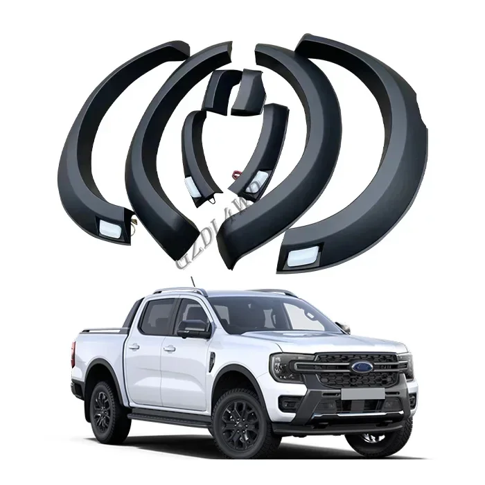 

OEM Fender Flares For Ranger T9 2023 Upgrade to Raptor Car Wheel Arch Fender Flare With Light