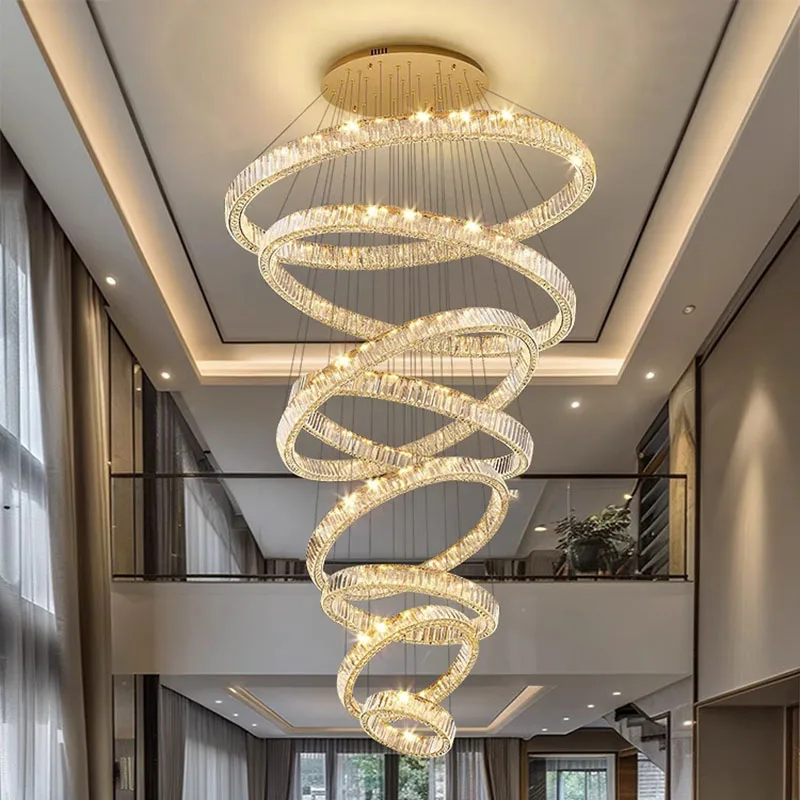 

Nordic Home Decoration Stair Chandelier Living Room And Dining Room Pendant Lights Ceiling Light Indoor Lighting