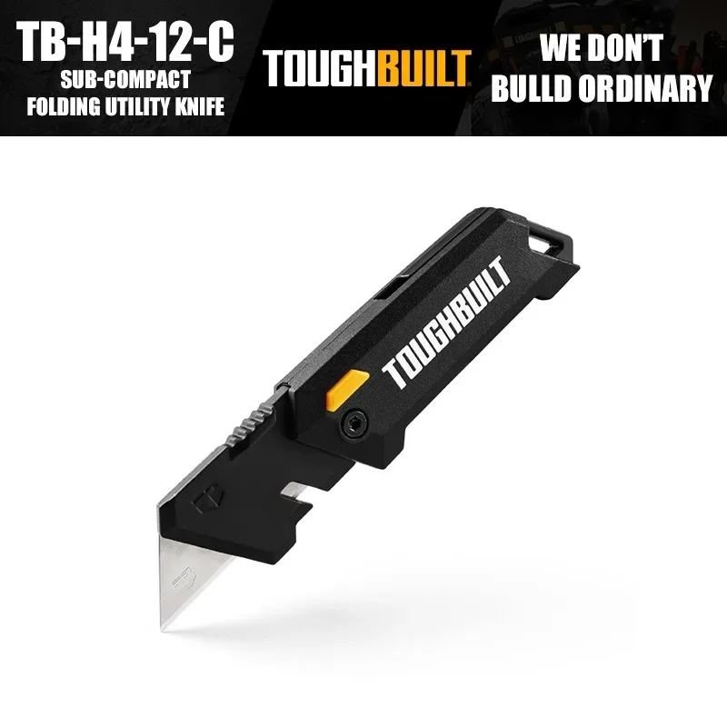 ToughBuilt TB-H4-12-C Sub-Compact Folding Utility Knife Hand Tools Accessories