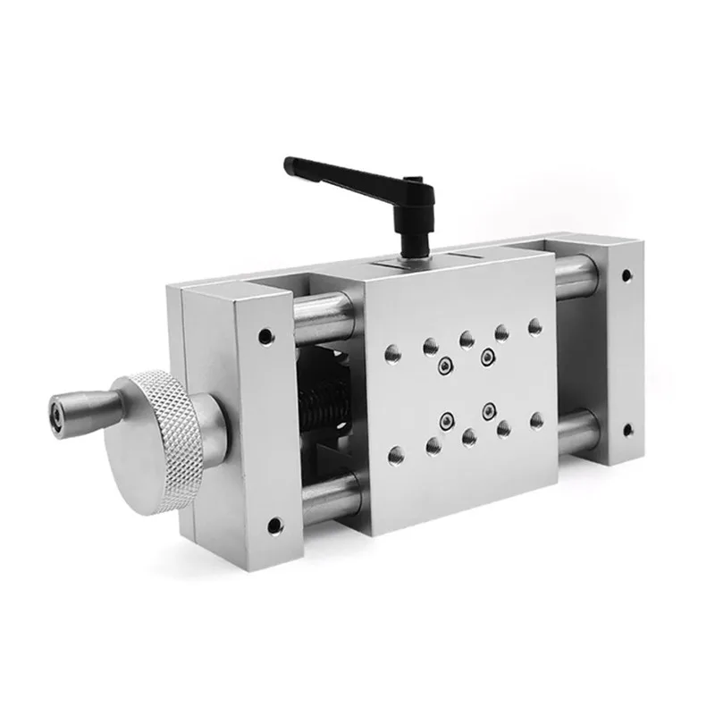 For80 wide load-bearing sliding table Manual precision displacement table Displacement X-axis Manual sliding
