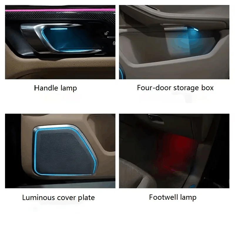 Ouchuangbo Ambient Light For macan 2014-2022 RHD Mood Lighting atmosphere Decorative Environment Lamp Atmospheric Atmospheric
