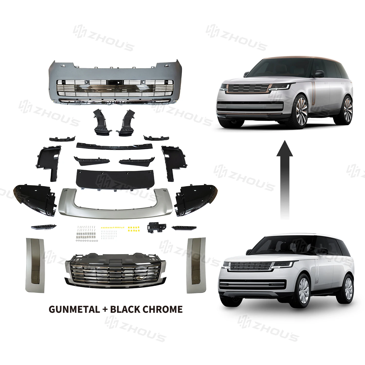 

Комплект обвесов Zhous Design для Range Rover SV, модернизация для Land Rover Range Rover L460