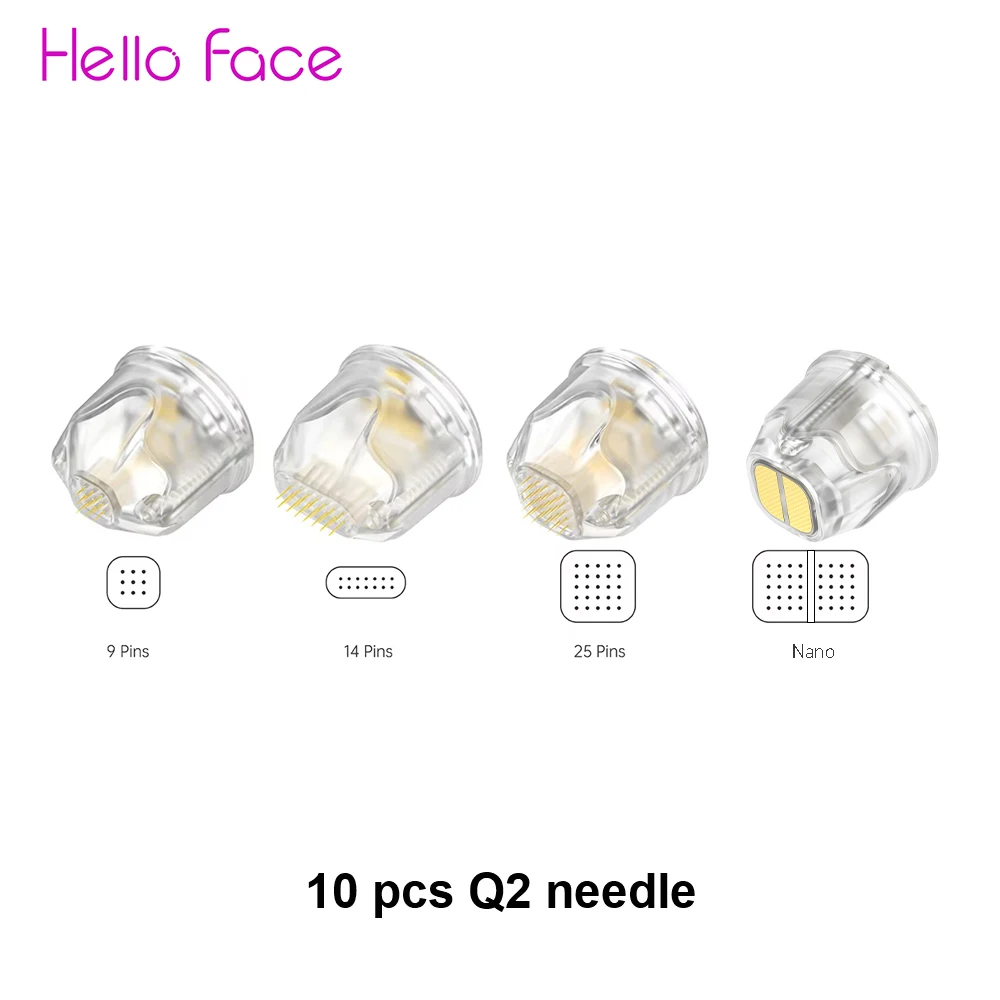 Hello Face Q2 Титан Игла Дерма Штамп Картридж 10 шт