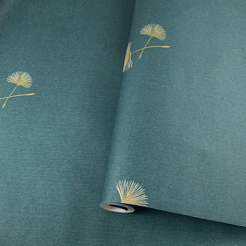 

American pink dandelion non-woven wallpaper living room bedroom children's room background wall small floral wallpaper