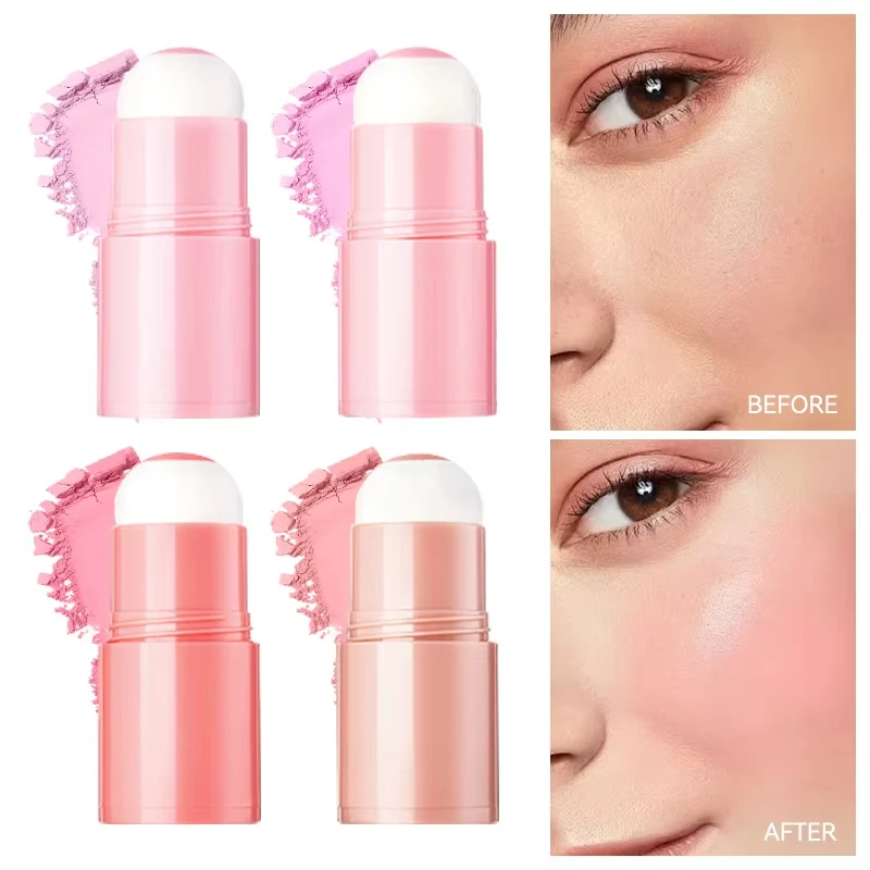 Liquid Blush Low-pressing Expansion Sponge Ball Bong Corrects Face To Create Bright Makeup Multi-use For Lips & Cheeks
